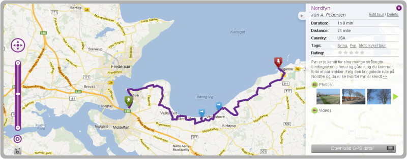 Nordfyn motorcycle tour in Denmark