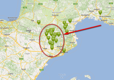 Map of Certified Motorcycle Hotels