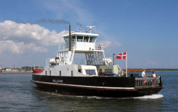 Ferry on Limfjorden, Denmark