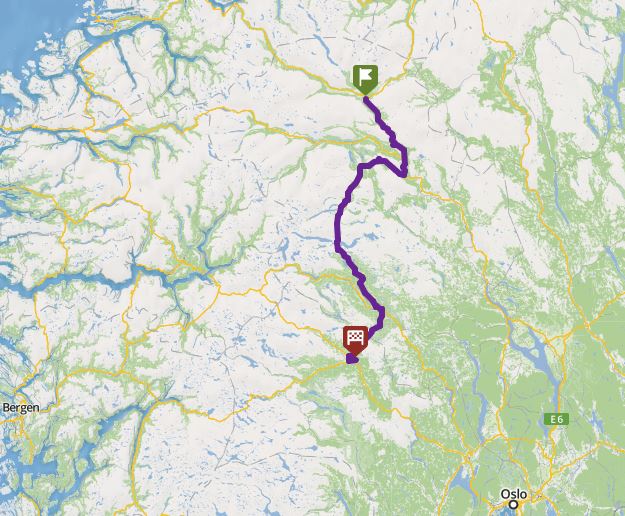 Tour Norge 2019_17-6 Dombås_Gol-Camping image