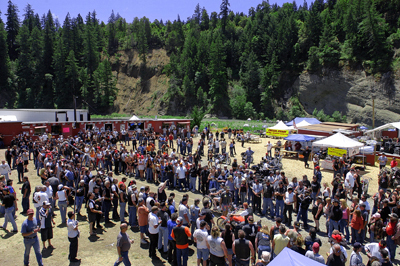 Rally contest 33rd Annual Redwood Run in USA