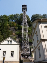 Historischer Personenaufzug