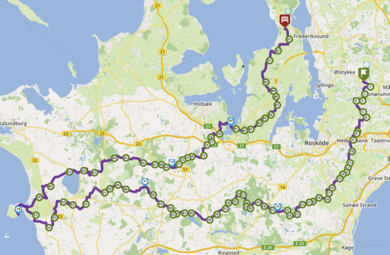 Tour Reersø 241km image