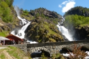 Wasserfälle b. Låtefoss