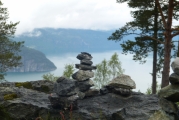 Blick auf Innvikfjord