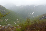 Abfahrt vom Gaularfjell