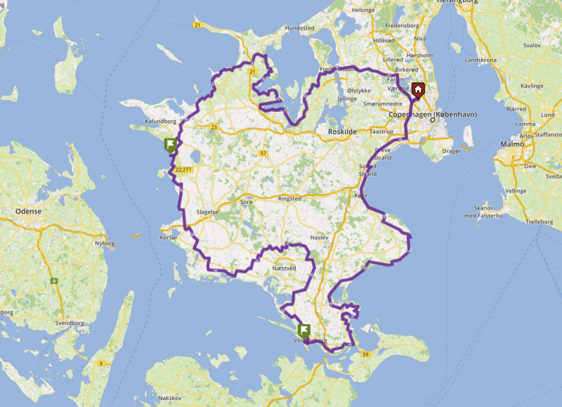 Tour iisager - Sjælland Weekend image