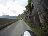 Beginn alte Bergstrecke