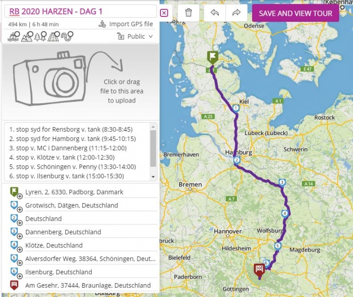 Tour RB 2020 Harzen - dag 1 image