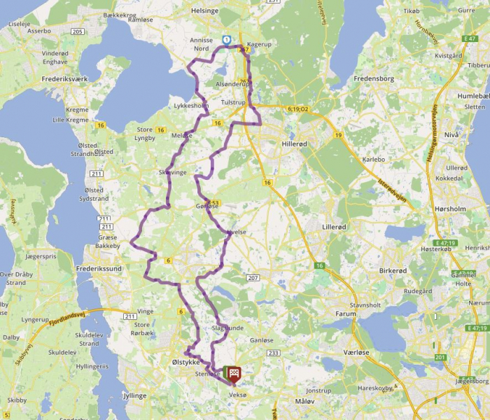 Tour 295_Veksø - Pibe Mølle - Veksø image