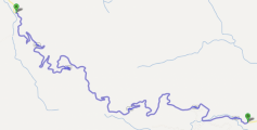 Motorcykel kort over Thailand