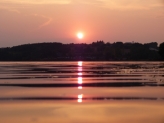 Tagesende am Pirk-Stausee
