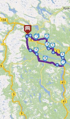 Tour Vinjar, Øyfjell, Kvitseid, Vrådal, Dalen, Vinjar image
