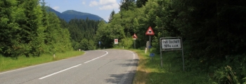 B166, Rußbach am Paß Gschütt, Østrig