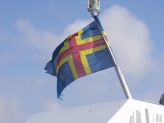 Finland the flag of Åland