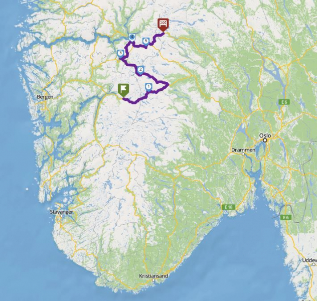Tour 2022_6 - Vøringfossen - Tyinkrysset image