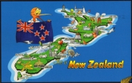New Zealand map